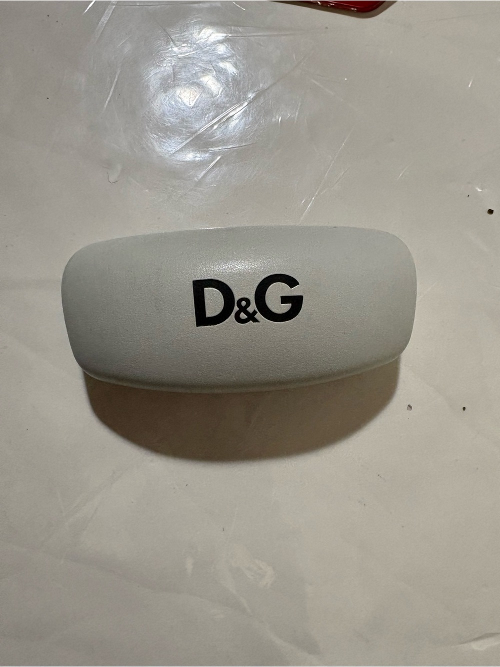 Dolce & Gabbana Eyeglasses Sunglasses Hardshell Case White Clamshell